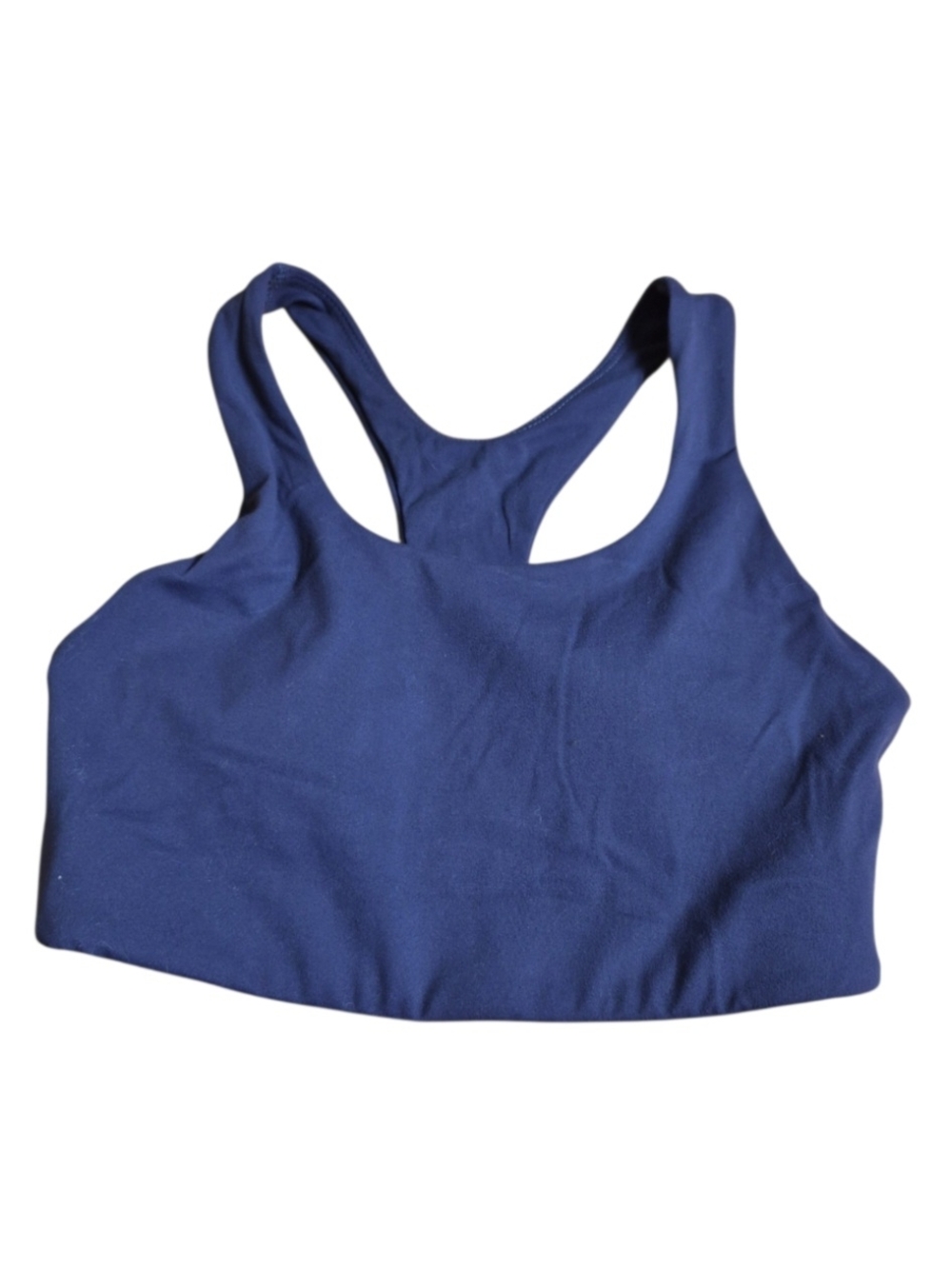 NWT Wilo the Label Base Ribbed Longline Sports Bra - Navy Blue - Size XS